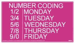 Number Coding Scheme